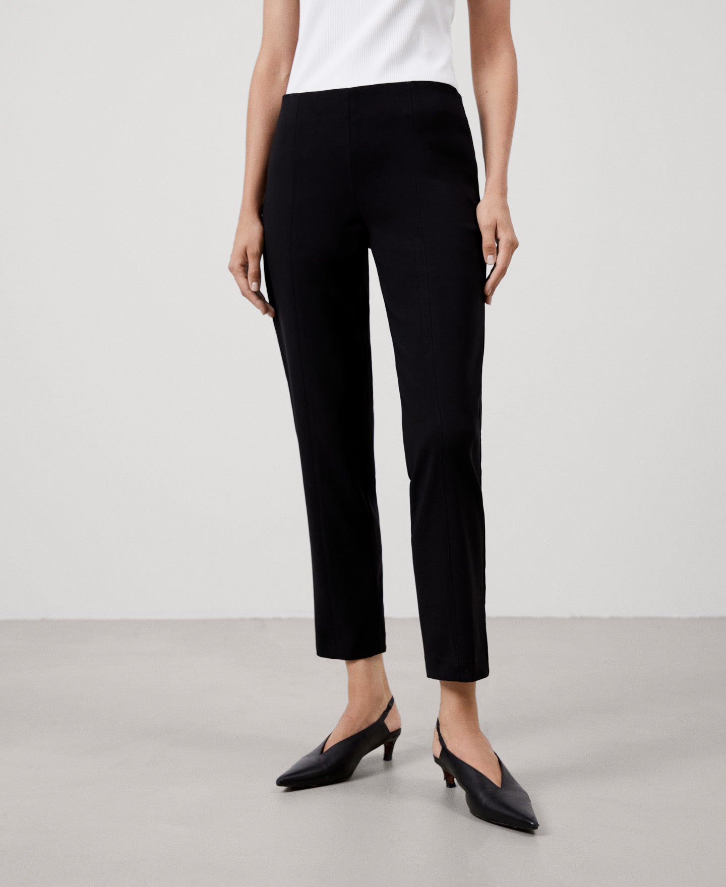 Women Trousers | Black Skinny Jeans by Spanish designer Adolfo Dominguez