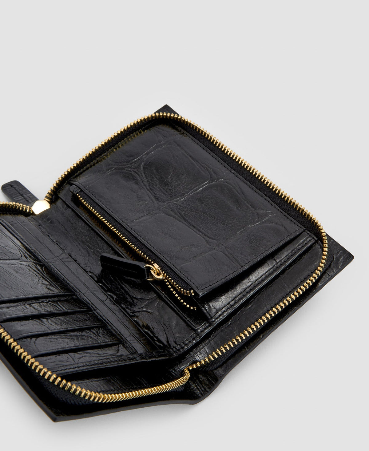 Women Wallet | Black Small Wallet In Coco Leather by Spanish designer Adolfo Dominguez