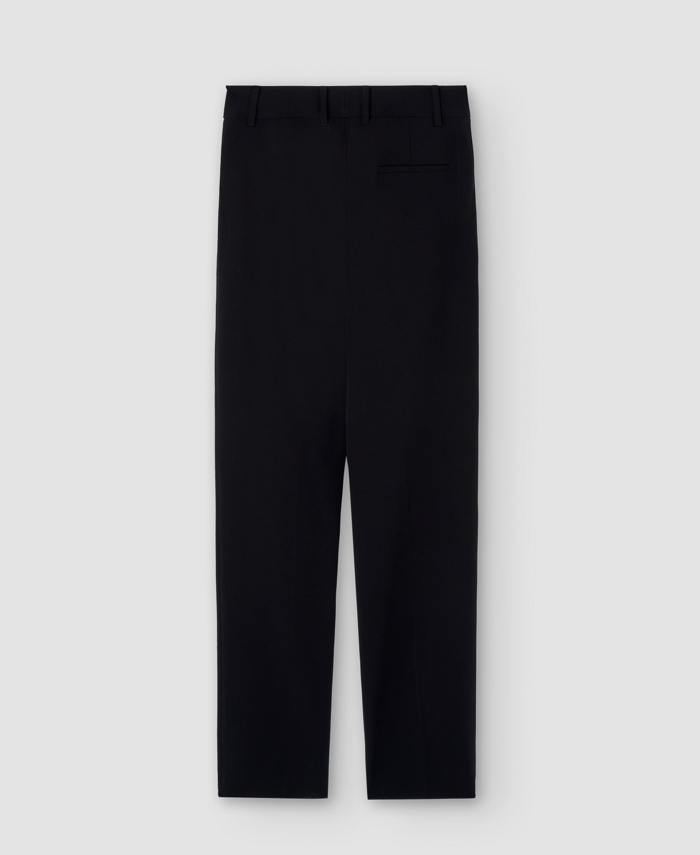 Women Trousers | Black Straight Trousers by Spanish designer Adolfo Dominguez