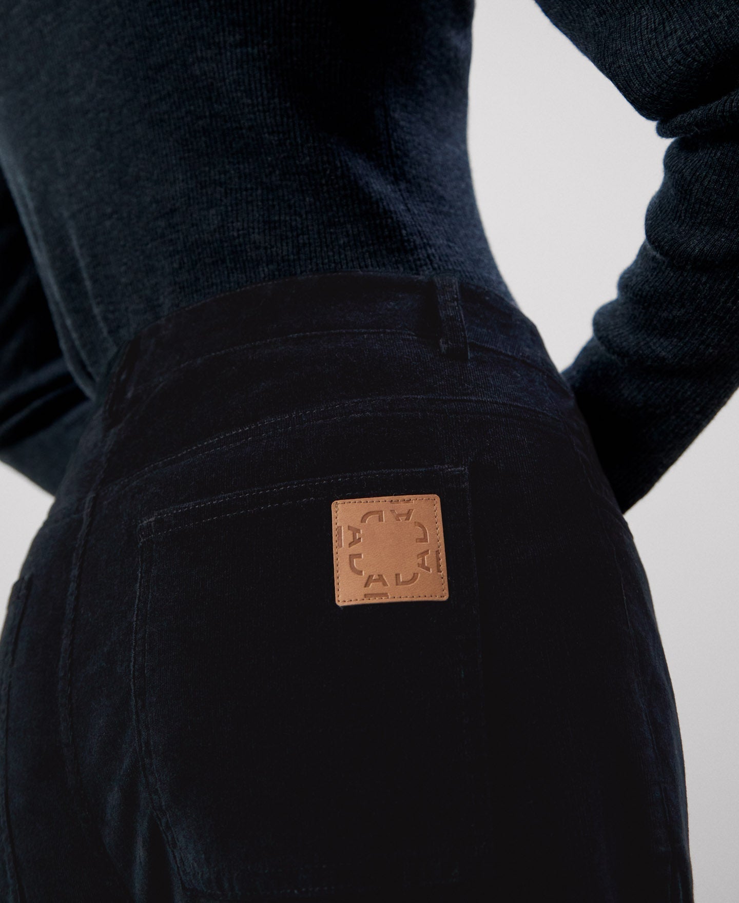 Women Trousers | Black Trousers by Spanish designer Adolfo Dominguez