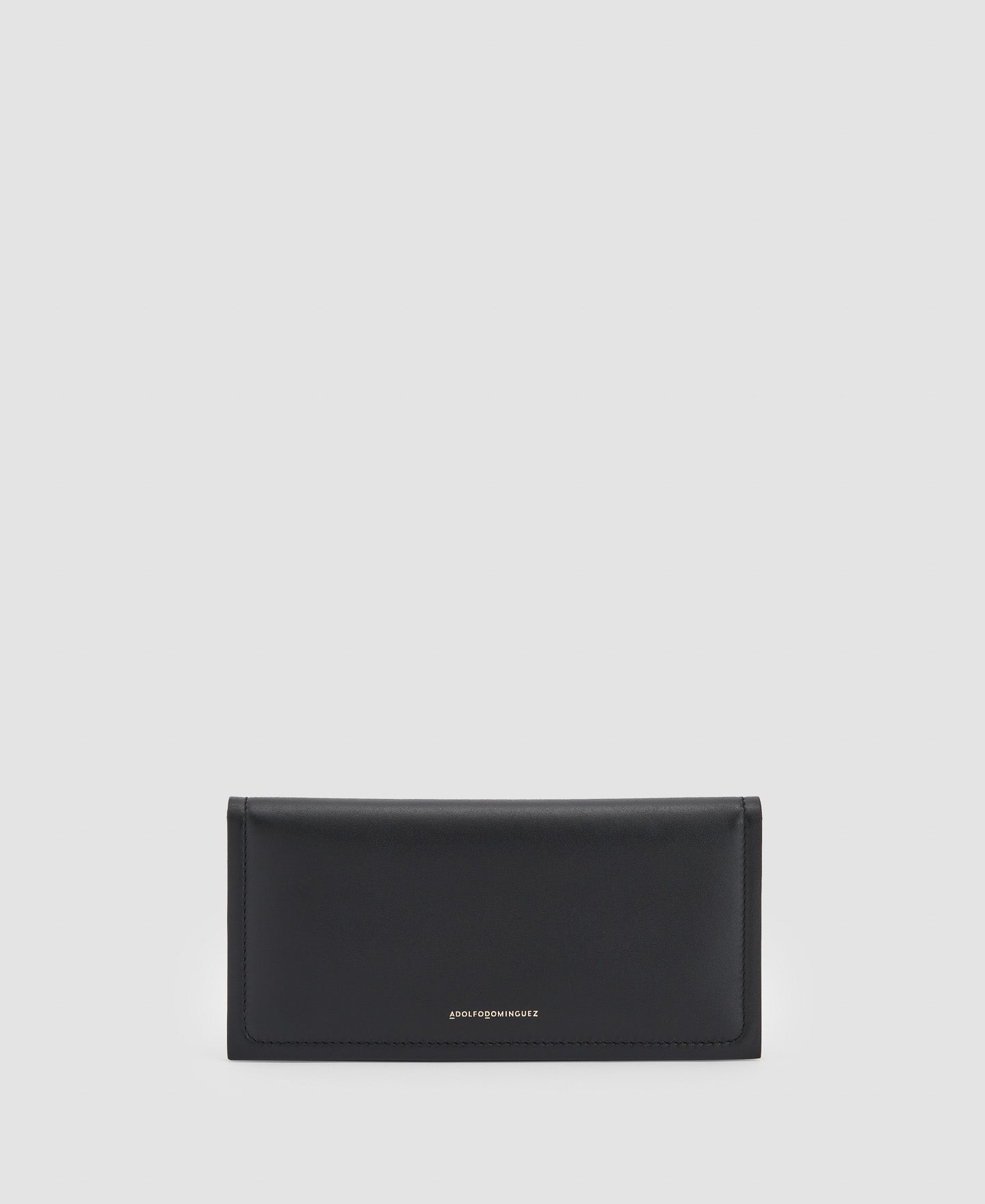 Women Wallet | Black Vachetta Leather Large Wallet by Spanish designer Adolfo Dominguez
