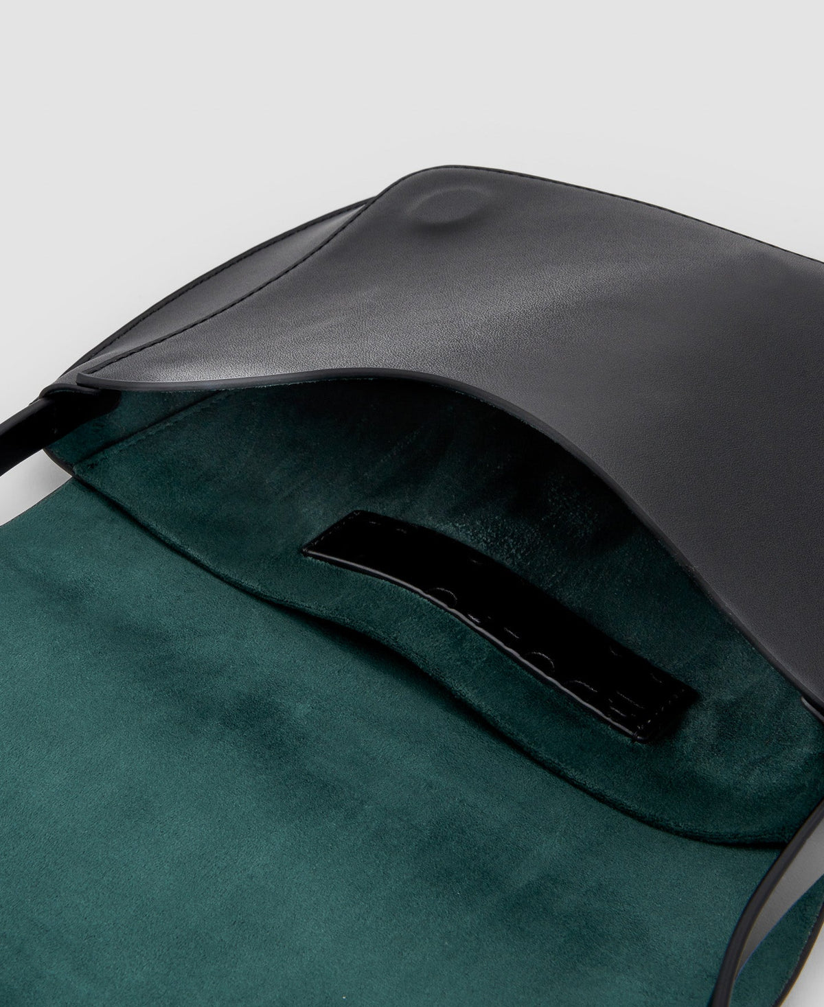 Women Leather Bag | Black Vachetta Shoulder Bag by Spanish designer Adolfo Dominguez