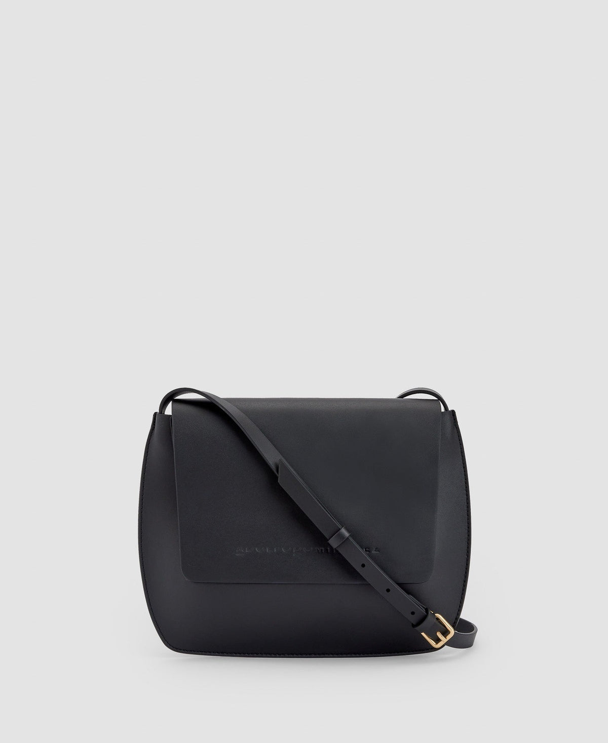 Women Leather Bag | Black Vachetta Shoulder Bag by Spanish designer Adolfo Dominguez