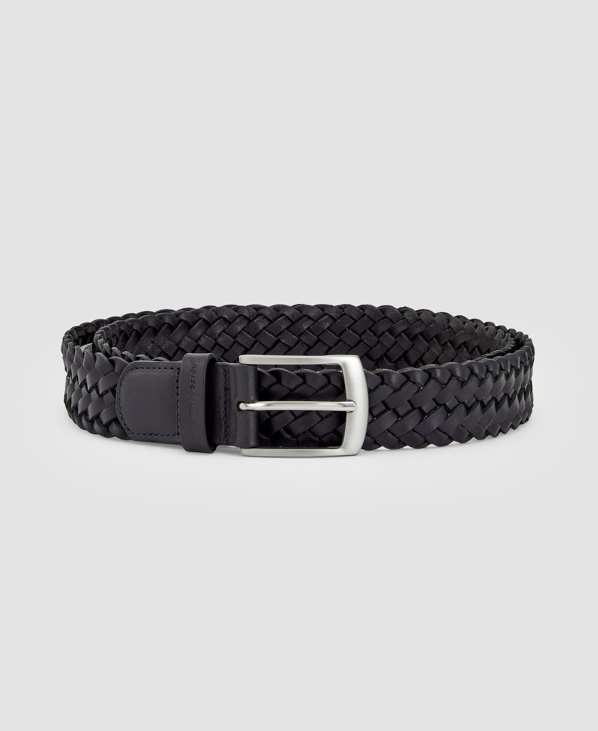 Men Belt | Black/Brown Belt by Spanish designer Adolfo Dominguez