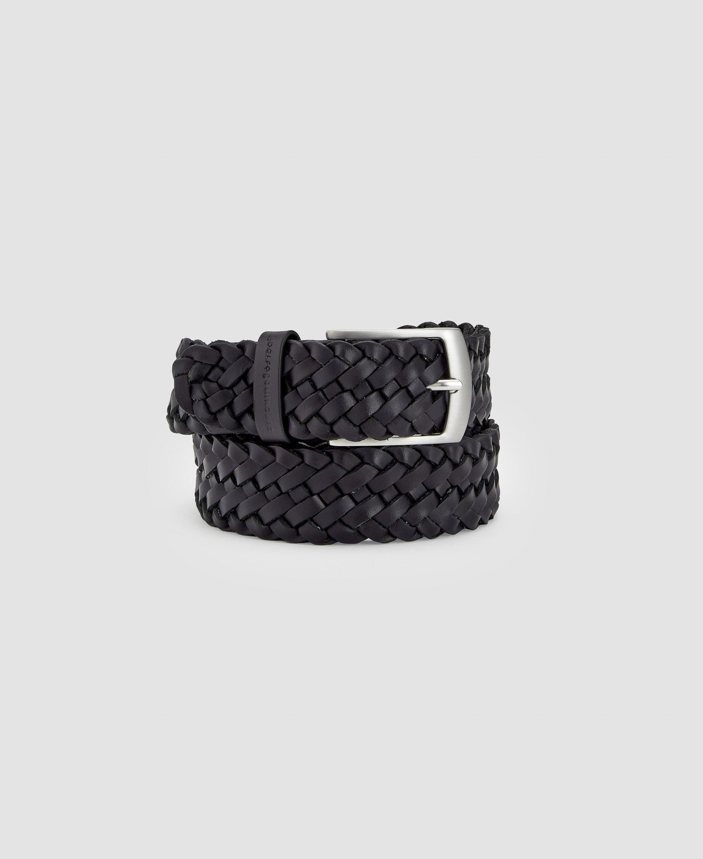 Men Belt | Black/Brown Belt by Spanish designer Adolfo Dominguez