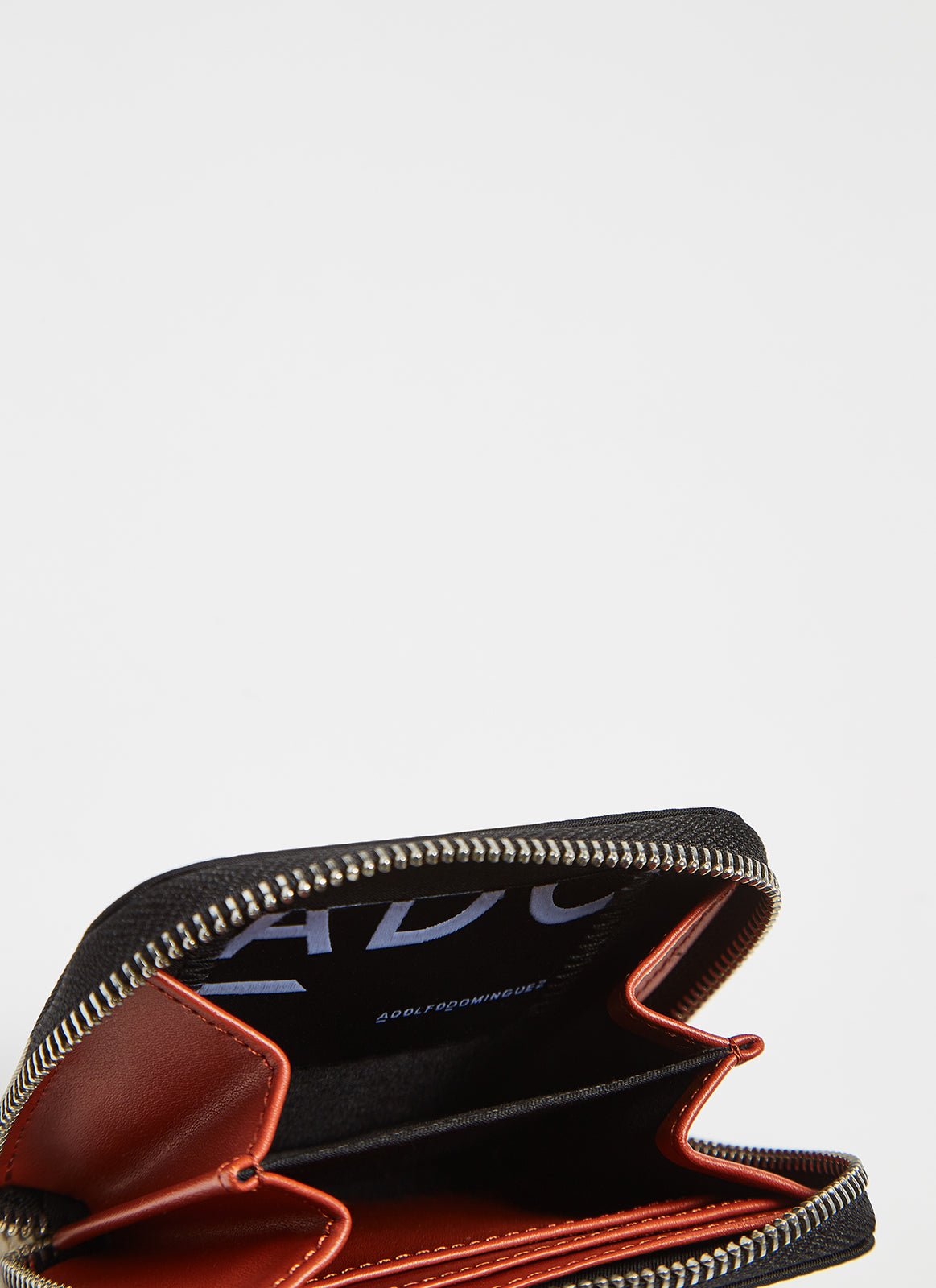 Women Wallet | Black/Cream Nylon Bicolour Wallet With Logo by Spanish designer Adolfo Dominguez