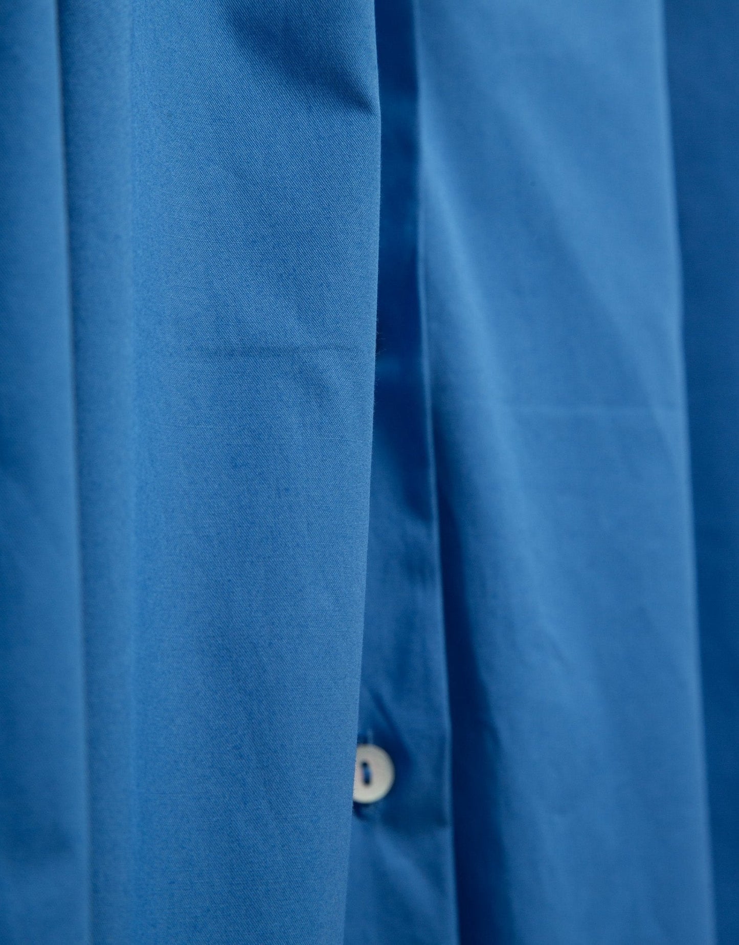 Dresses | Blue cotton shirtwaist dress with short sleeves by Spanish designer Roberto Verino