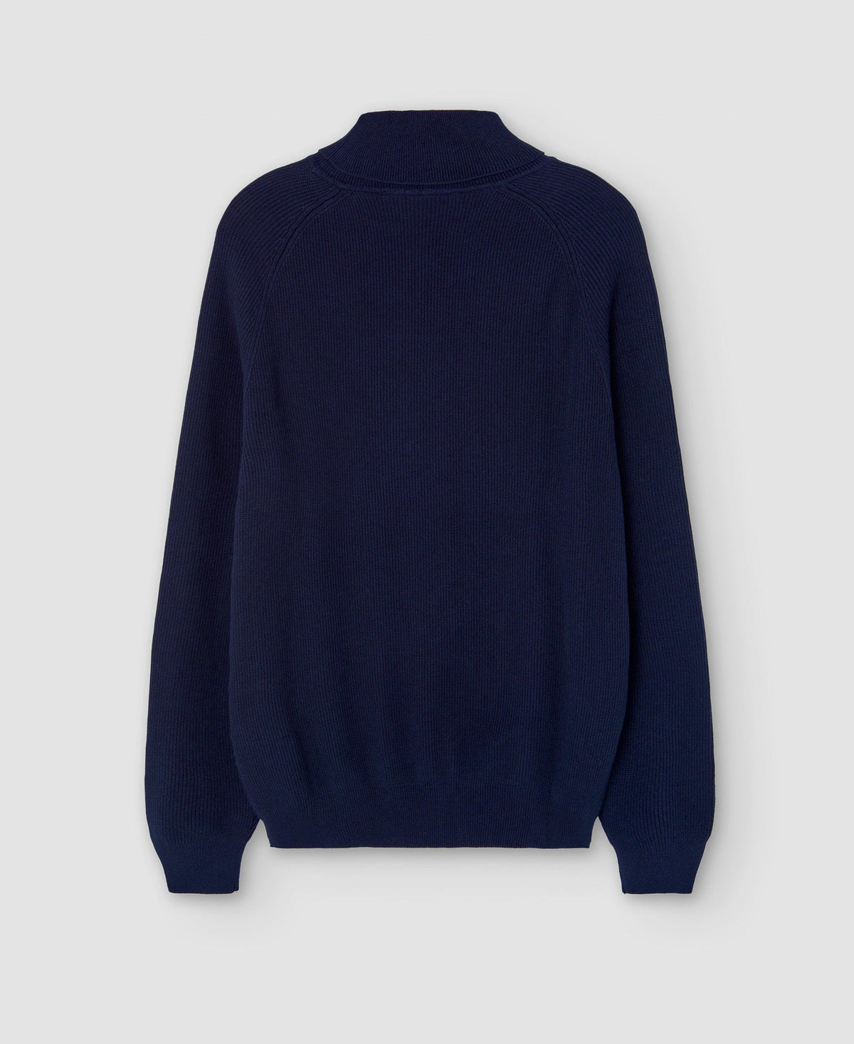 Men Jersey | Blue Melange Sweater by Spanish designer Adolfo Dominguez
