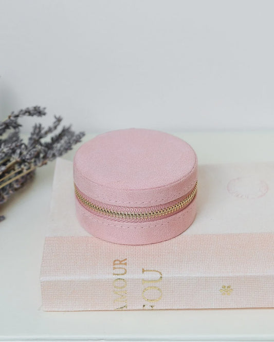 Yvonne Travel Jewellery Box - Pink