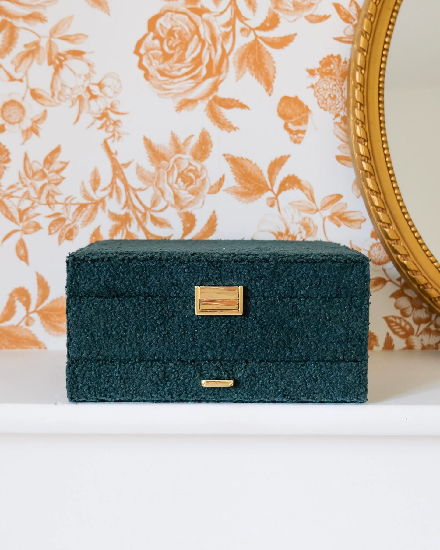 Denise Teddy Jewelry Box Dark Green