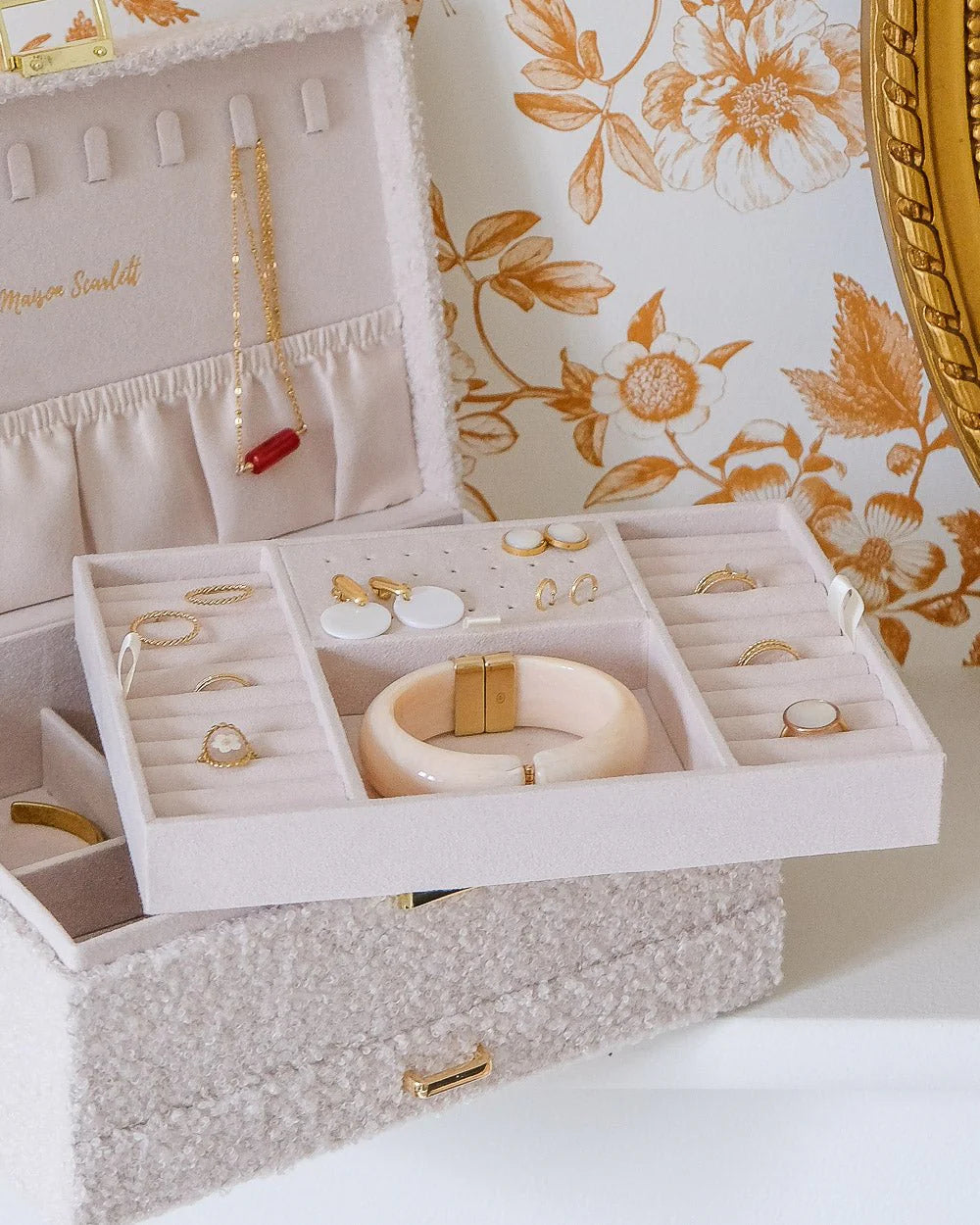 Denise Teddy Jewelry Box Dark Green