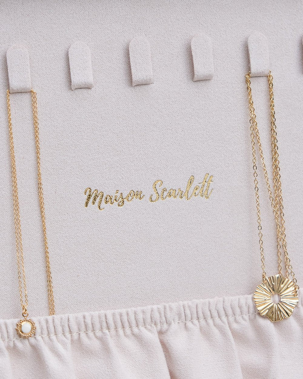 Anne Houndstooth Jewelry Box Pink