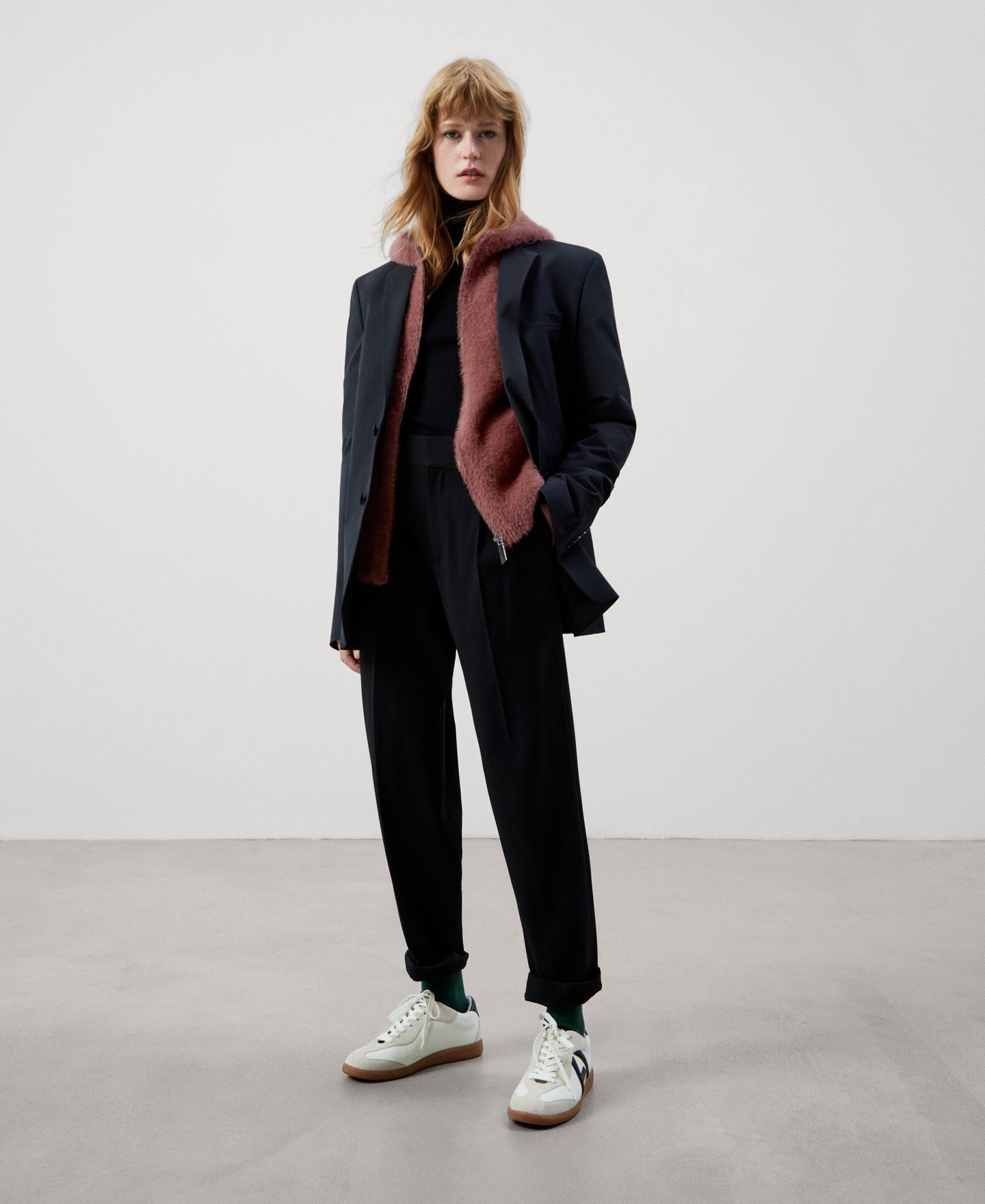 Women Knit Jacket | Brown Jacket by Spanish designer Adolfo Dominguez