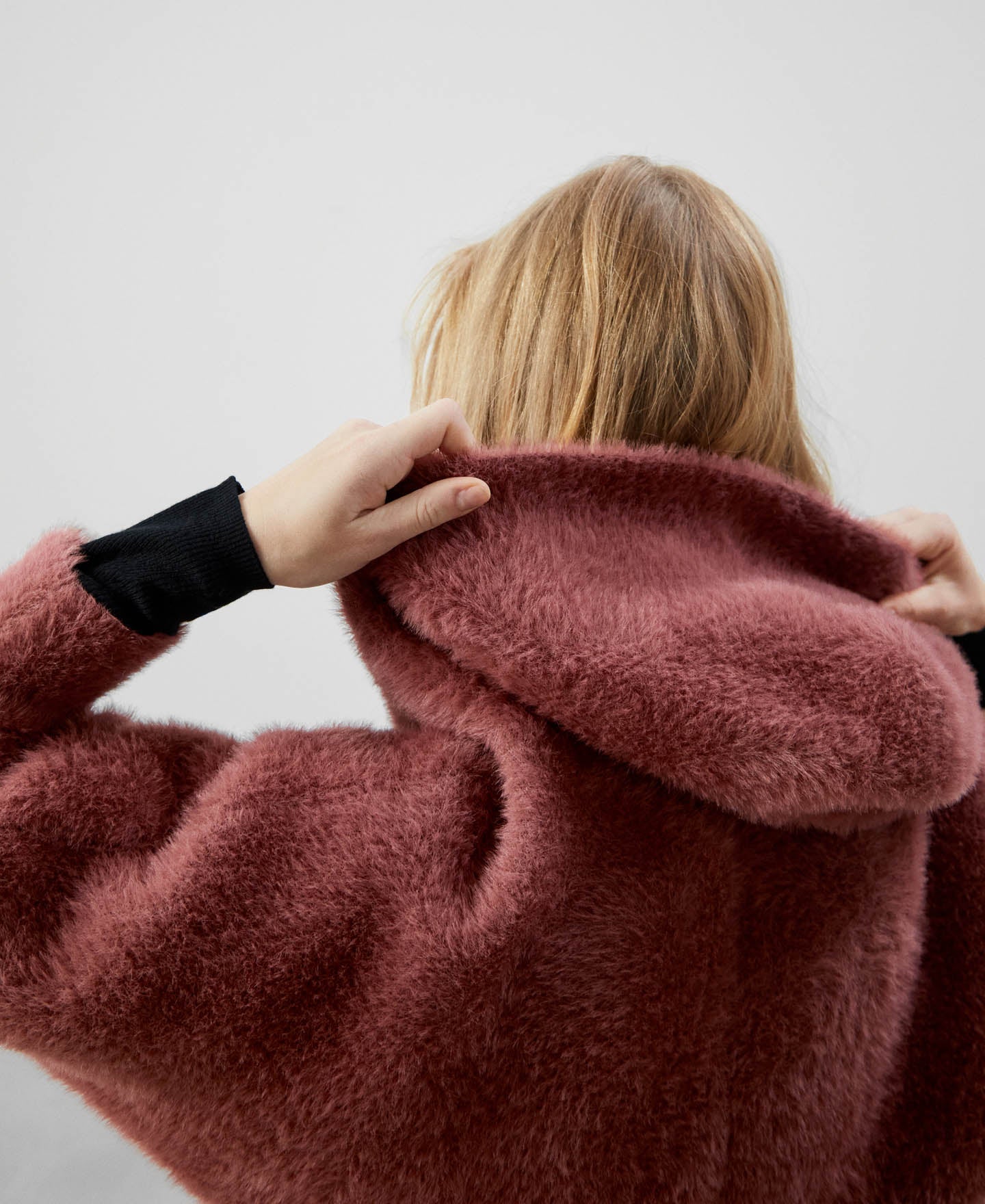 Women Knit Jacket | Brown Jacket by Spanish designer Adolfo Dominguez