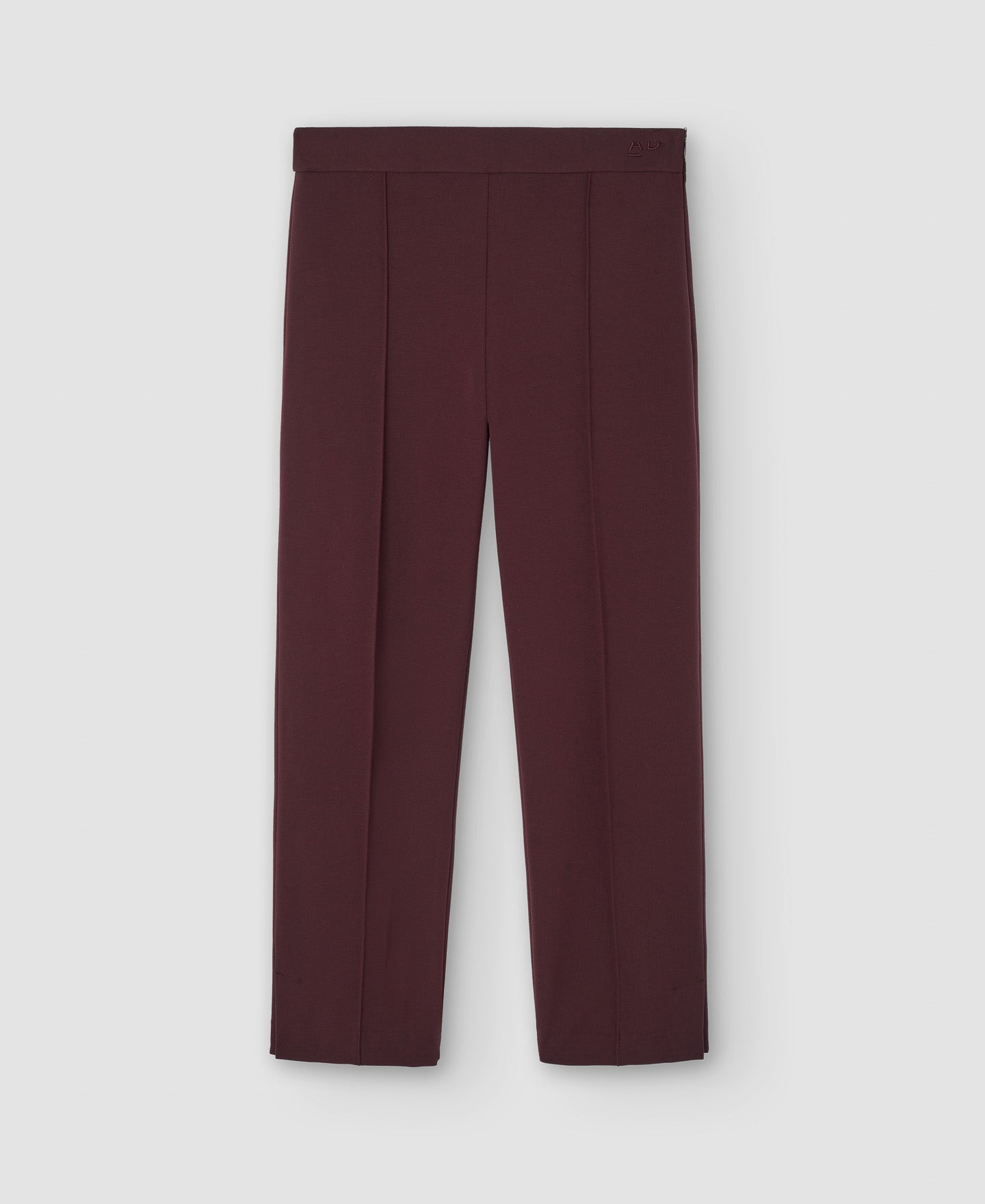 Women Trousers | Brown Nailon And Viscose Skinny Trousers by Spanish designer Adolfo Dominguez