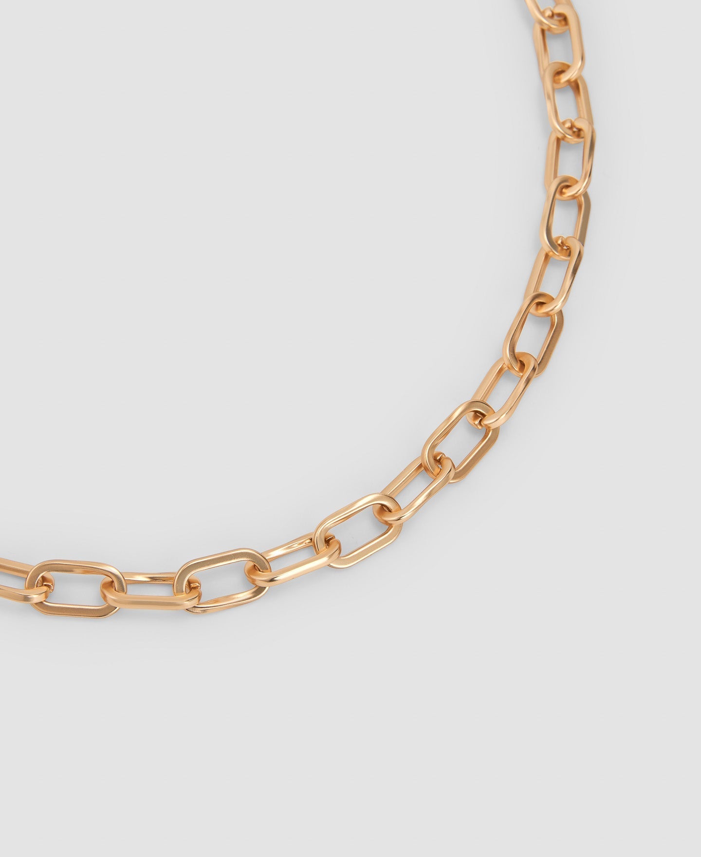 Women Necklace | Brown Responsible Wood Maxi Link Necklace by Spanish designer Adolfo Dominguez
