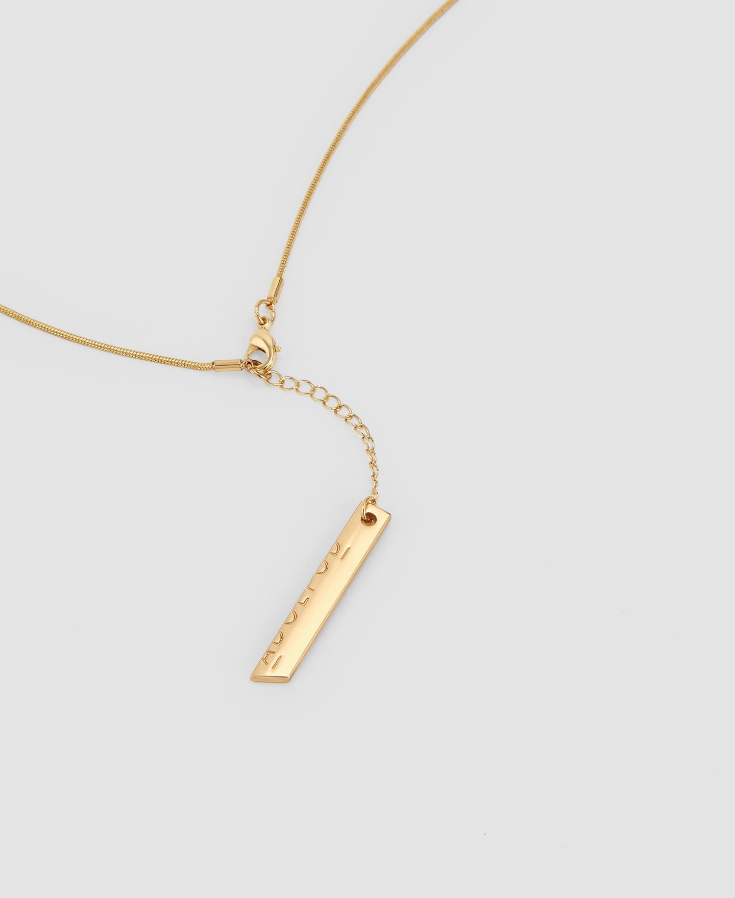 Women Necklace | Brown Wood And Zinc Twist Pendant by Spanish designer Adolfo Dominguez