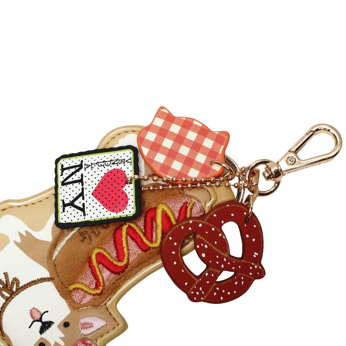 New York City Cats & Corgis Pretzel The Corgi Key Charm