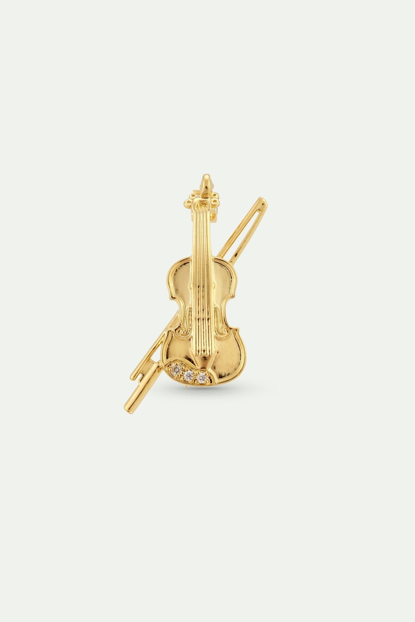 Gold Cello Brooch | AXOP5031