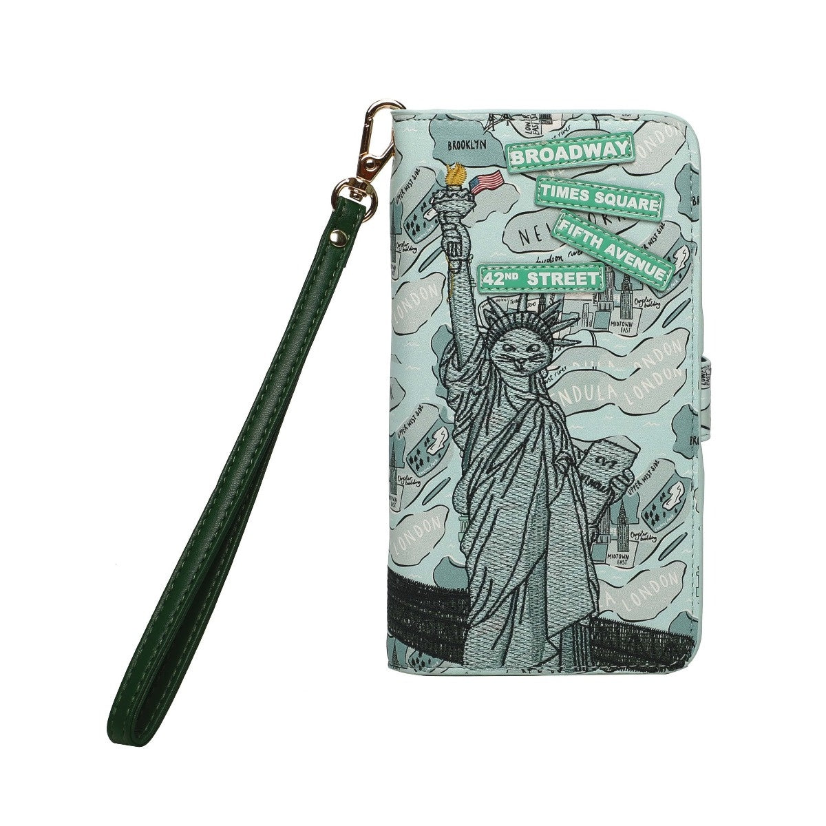 New York City Cats & Corgis Universal Flip Phone Case