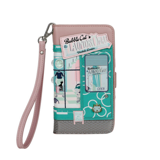 Bubble Cats Universal Flip Phone Wallet