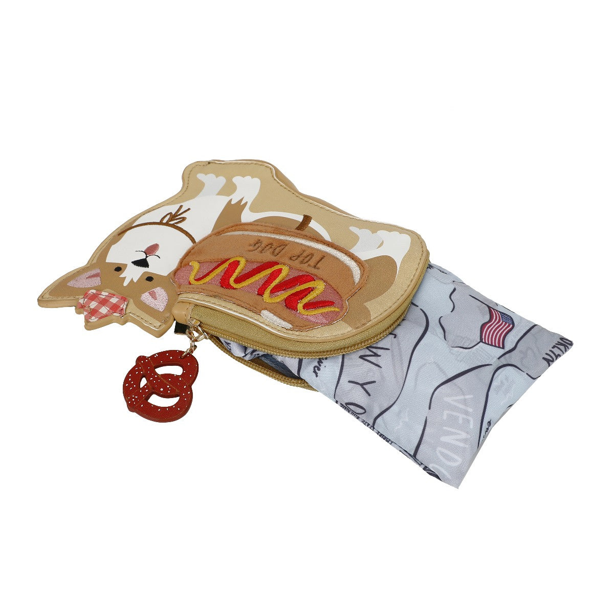 New York City Cats & Corgis Folding Shopper & Purse