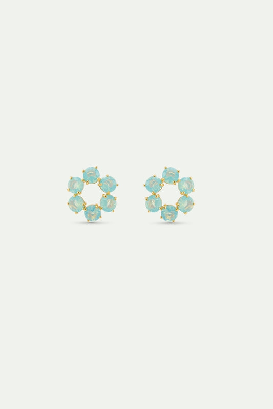 Glacier Blue Six-Stone Earrings | AYLD1422