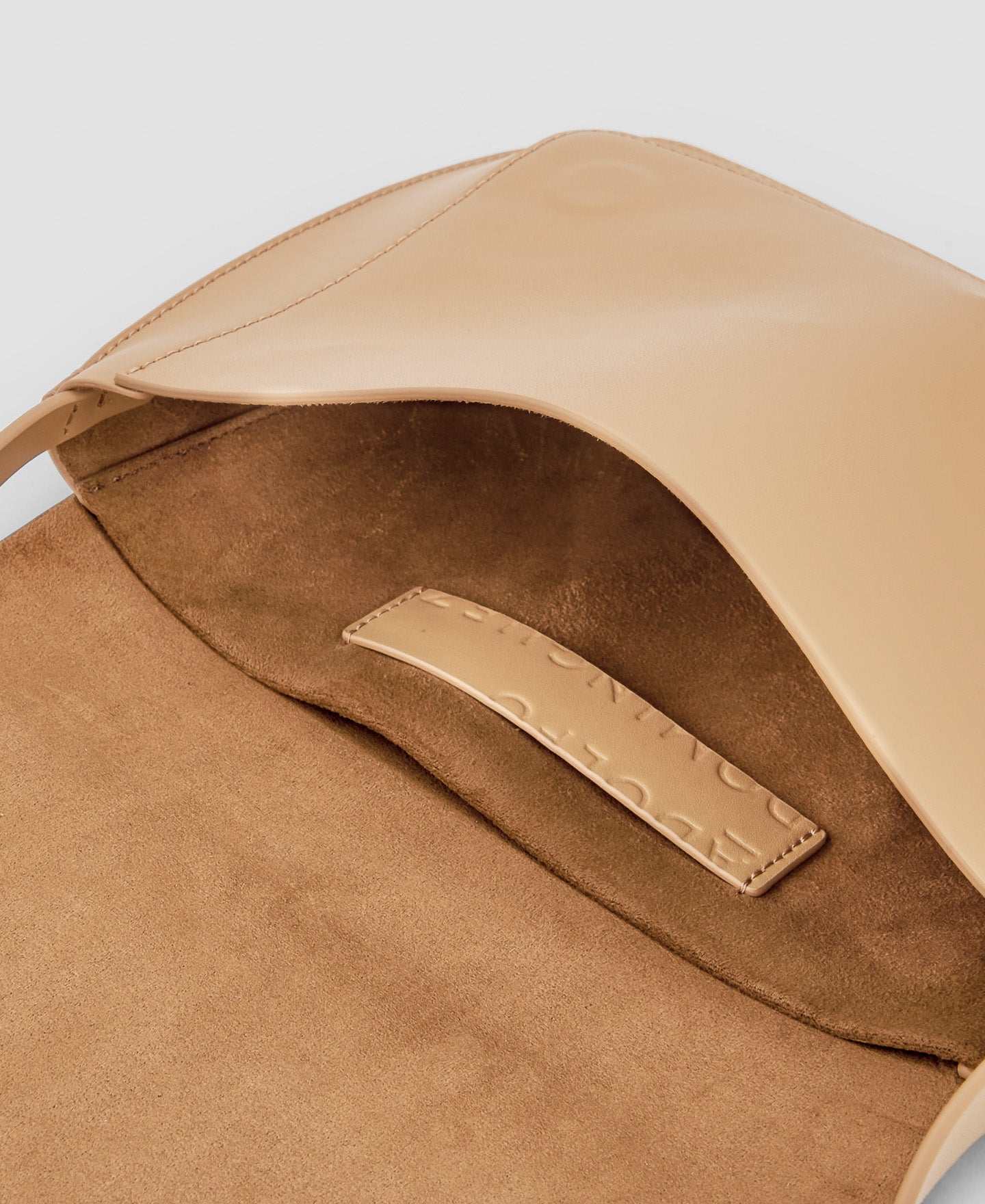 Women Leather Bag | Camel Vachetta Shoulder Bag by Spanish designer Adolfo Dominguez