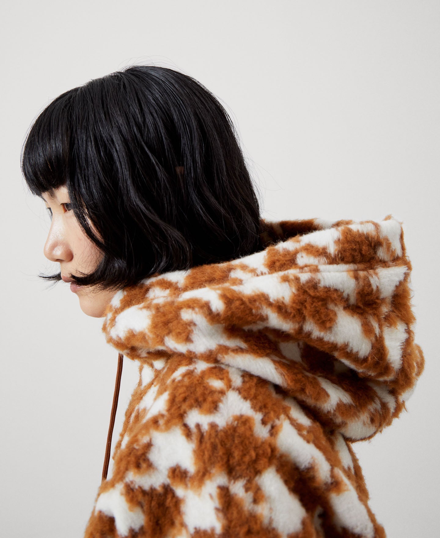 Women Jacket | Camel/Cream Jacket by Spanish designer Adolfo Dominguez