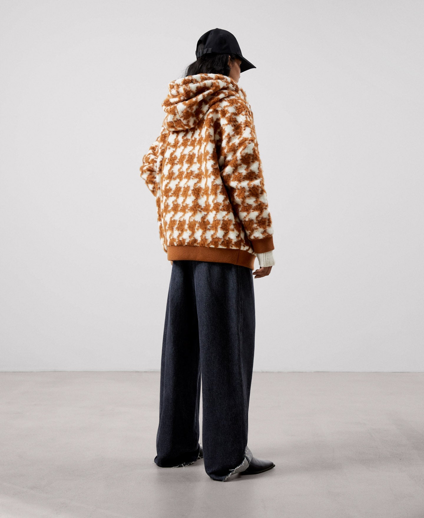 Women Jacket | Camel/Cream Jacket by Spanish designer Adolfo Dominguez