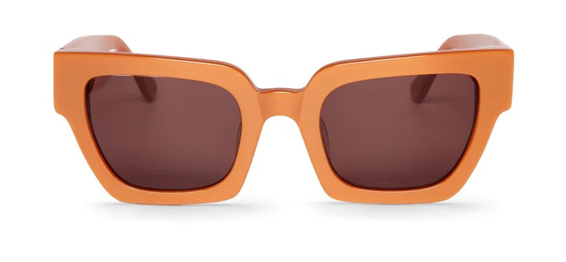 Orange square sunglasses