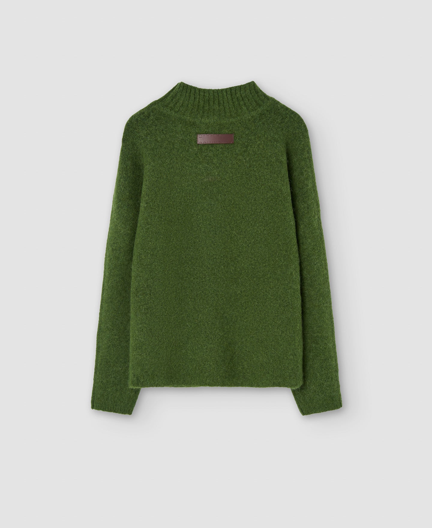 Women Jersey | Dark Green Sweater by Spanish designer Adolfo Dominguez