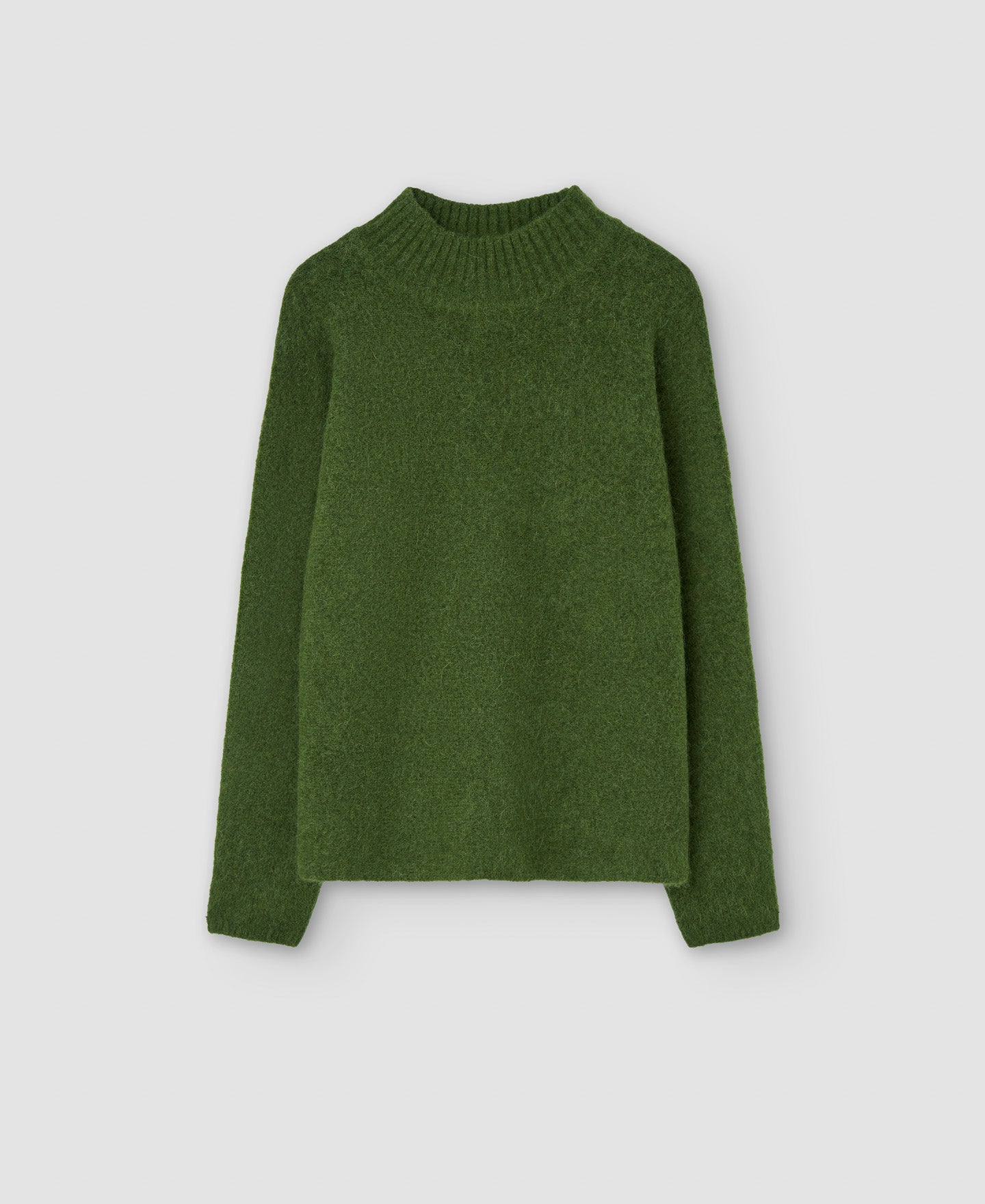 Women Jersey | Dark Green Sweater by Spanish designer Adolfo Dominguez