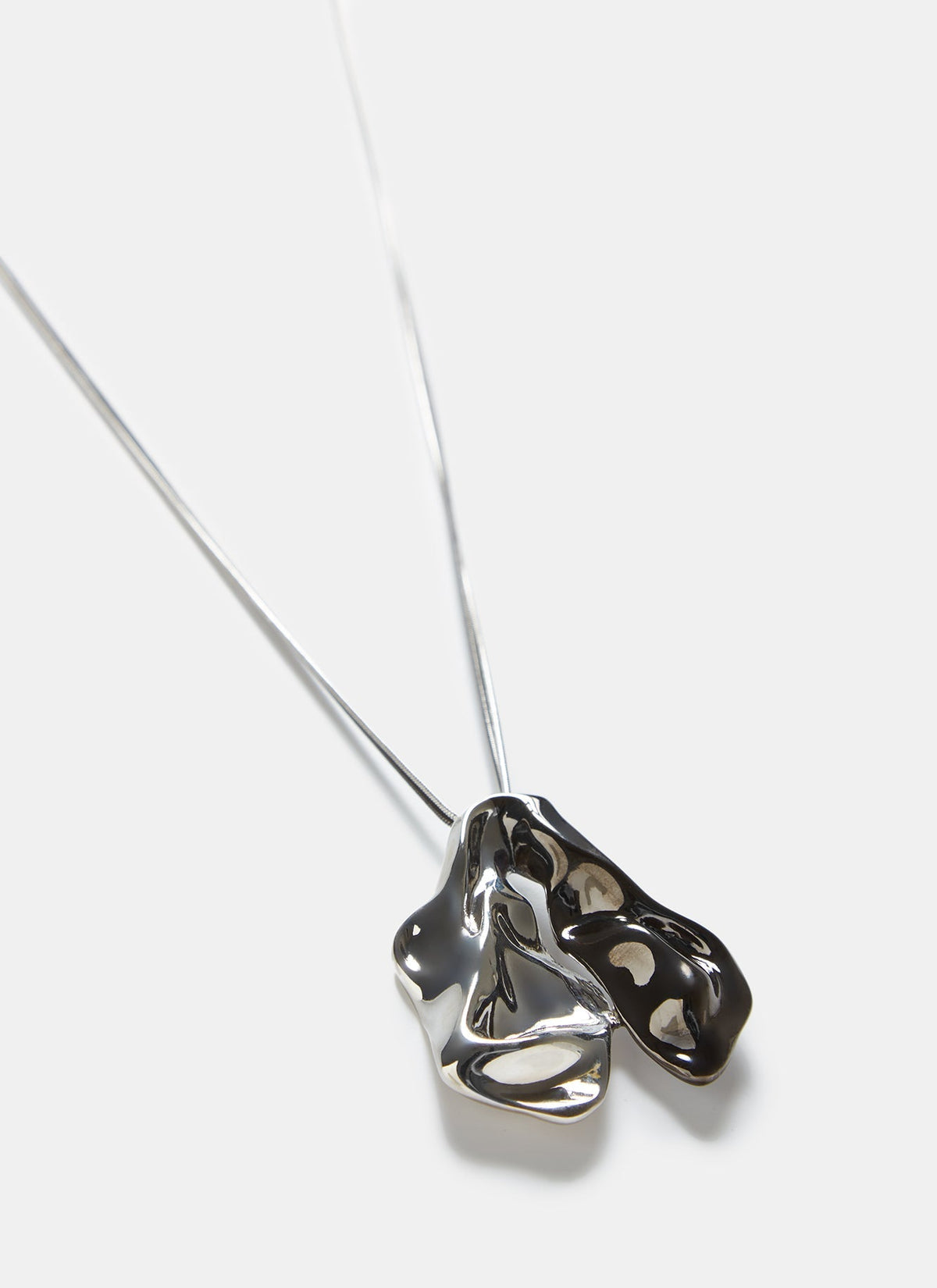 Women Necklace | Double Two-Toned Chain Neck by Spanish designer Adolfo Dominguez