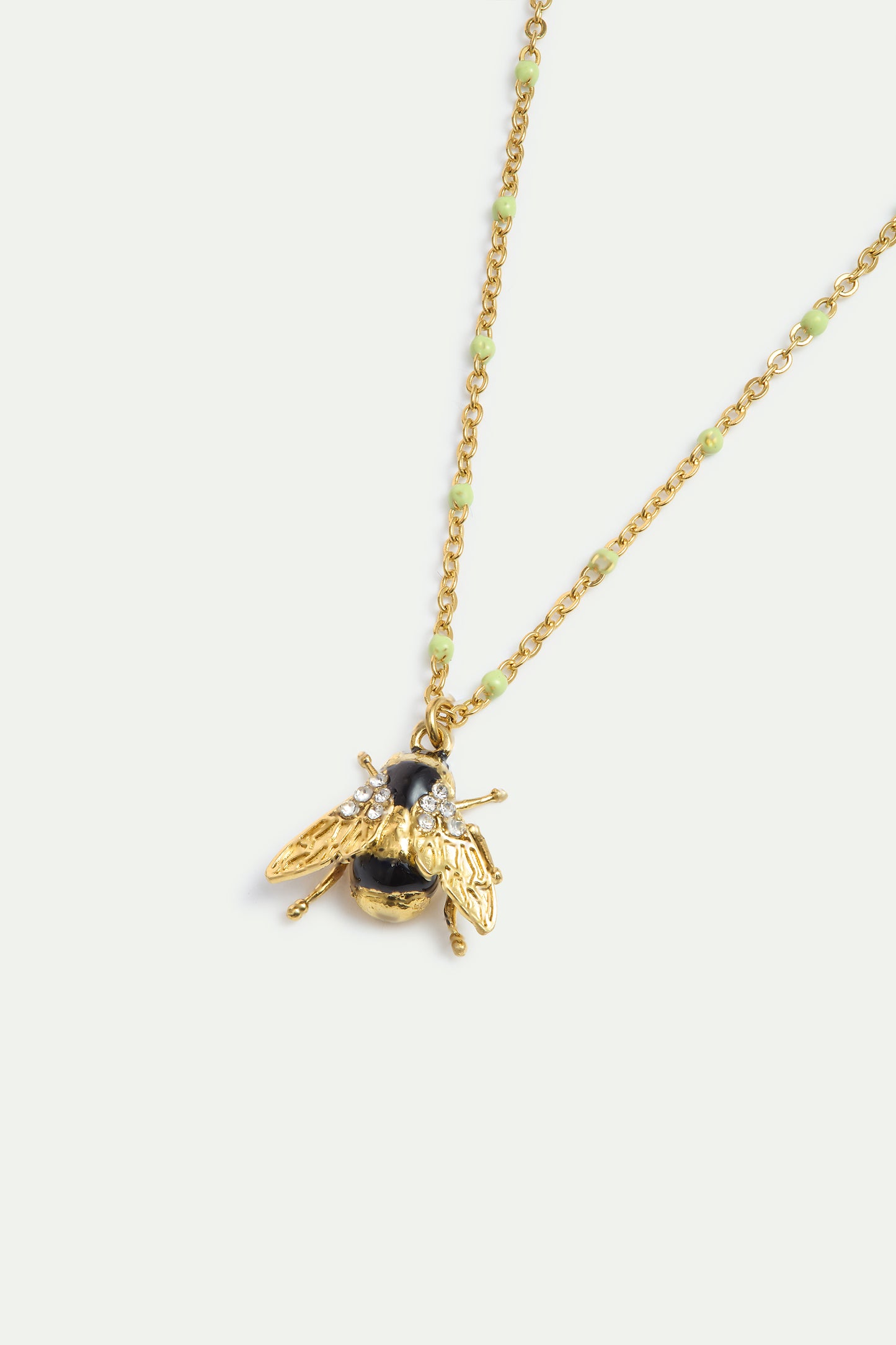 Gold Bee And Crystal Bracelet alternate view