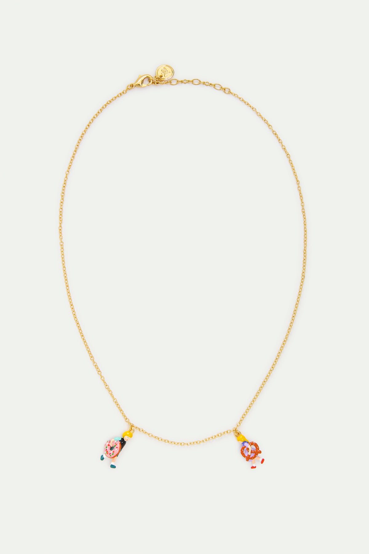 Hansel And Gretel Pink Necklace detail view
