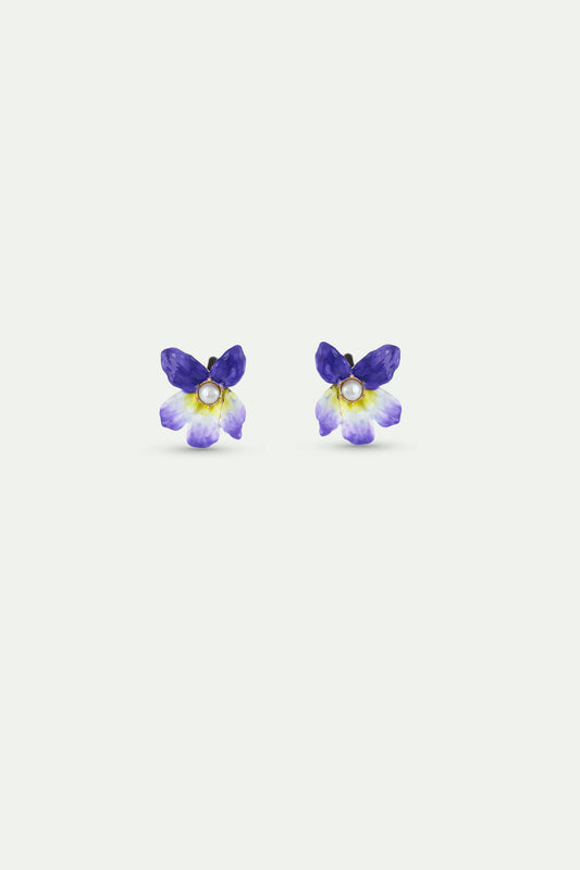 Violet And Cultured Pearl Cufflinks front view