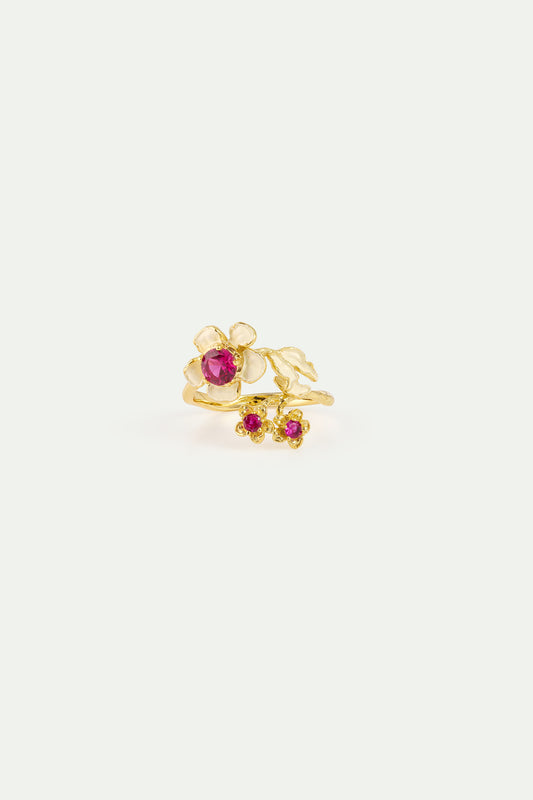 Gold Anemone Adjustable Ring alternate view
