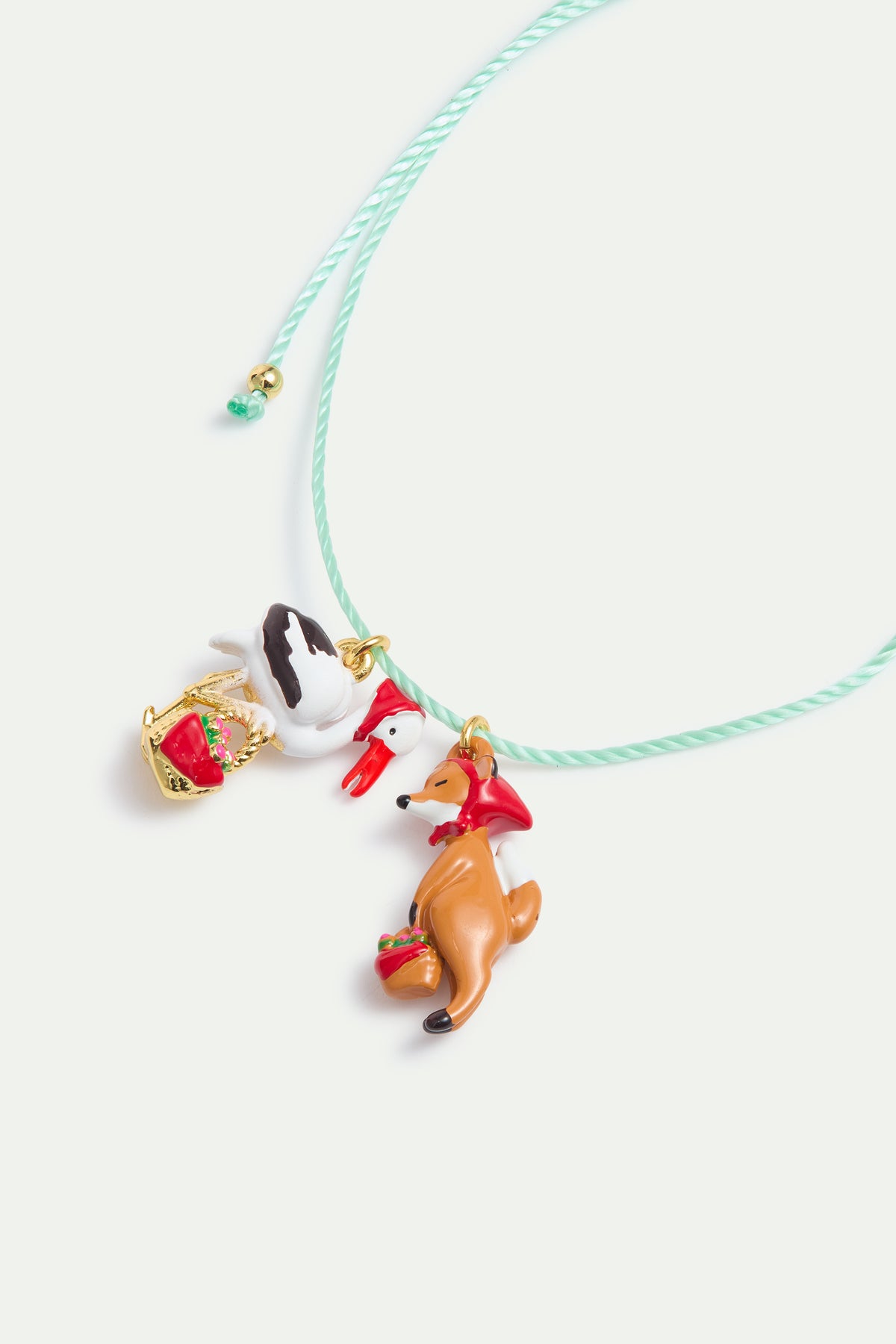 The Fox And The Stork Green Bracelet alternate view