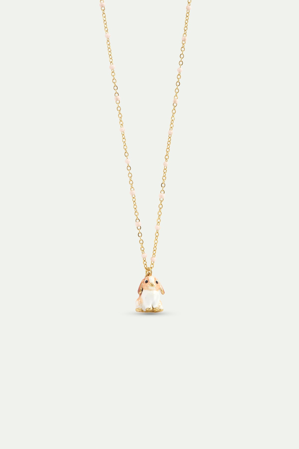 Lop Rabbit Pendant Necklace front view