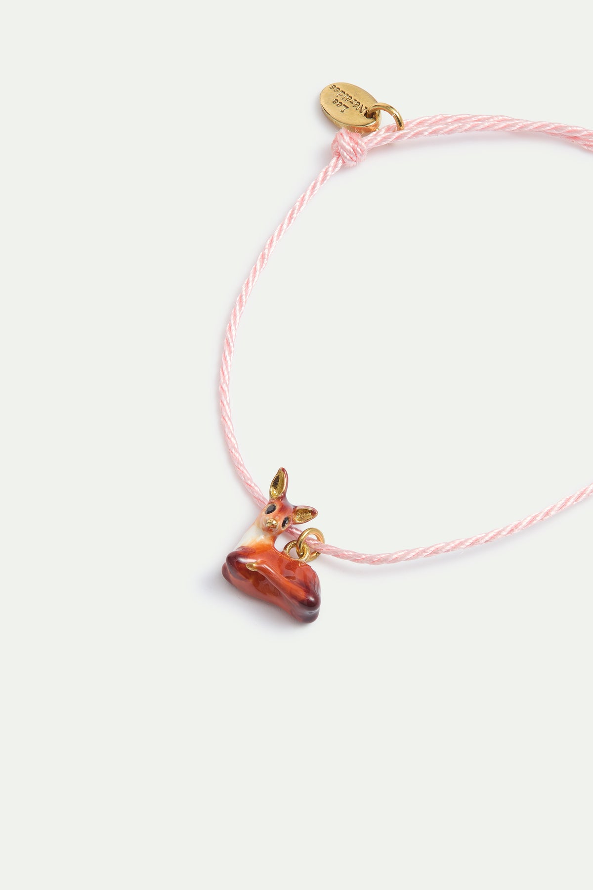 Pink Cord Fawn Bracelet alternate view