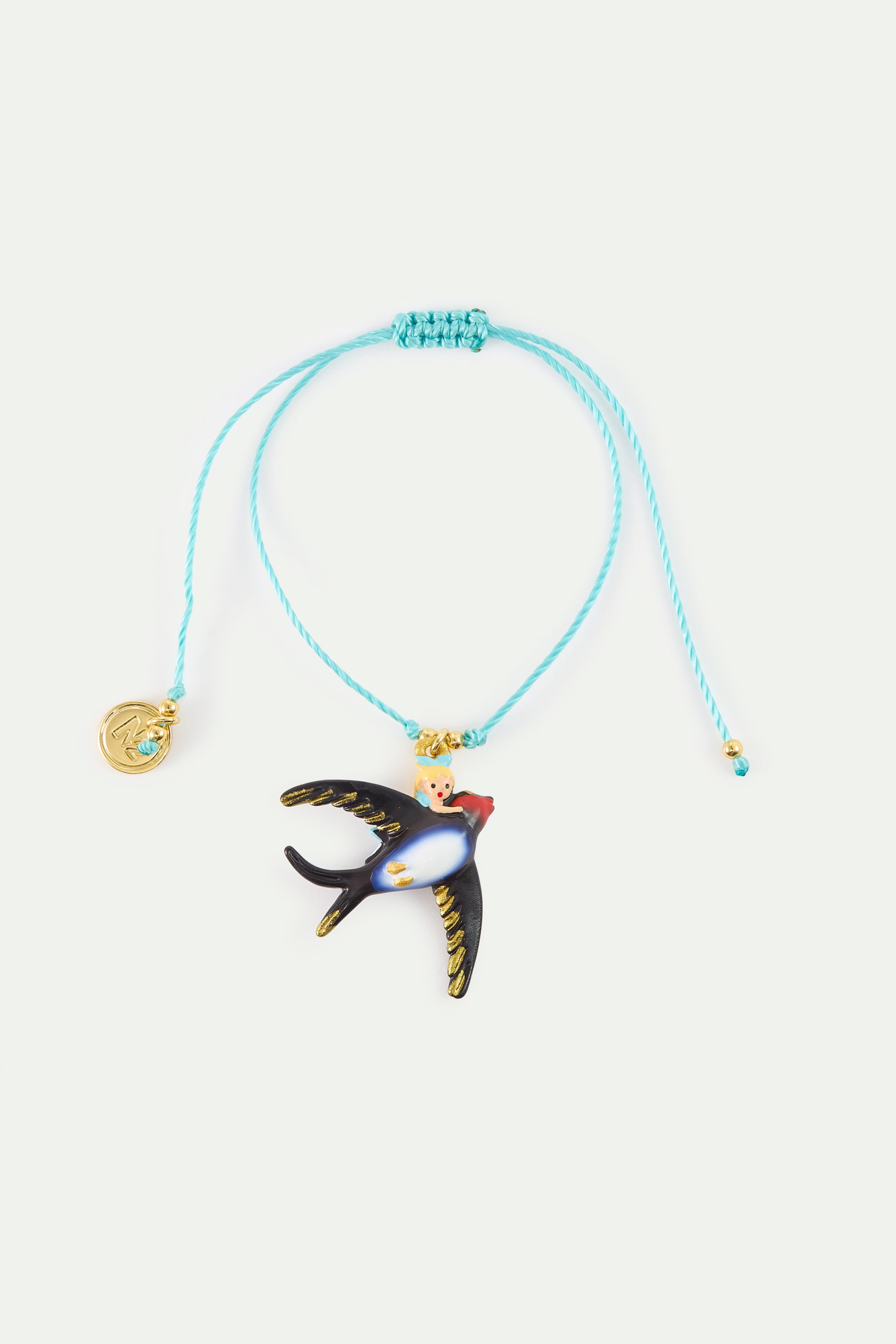Alice And Swallow Blue Bracelet front view