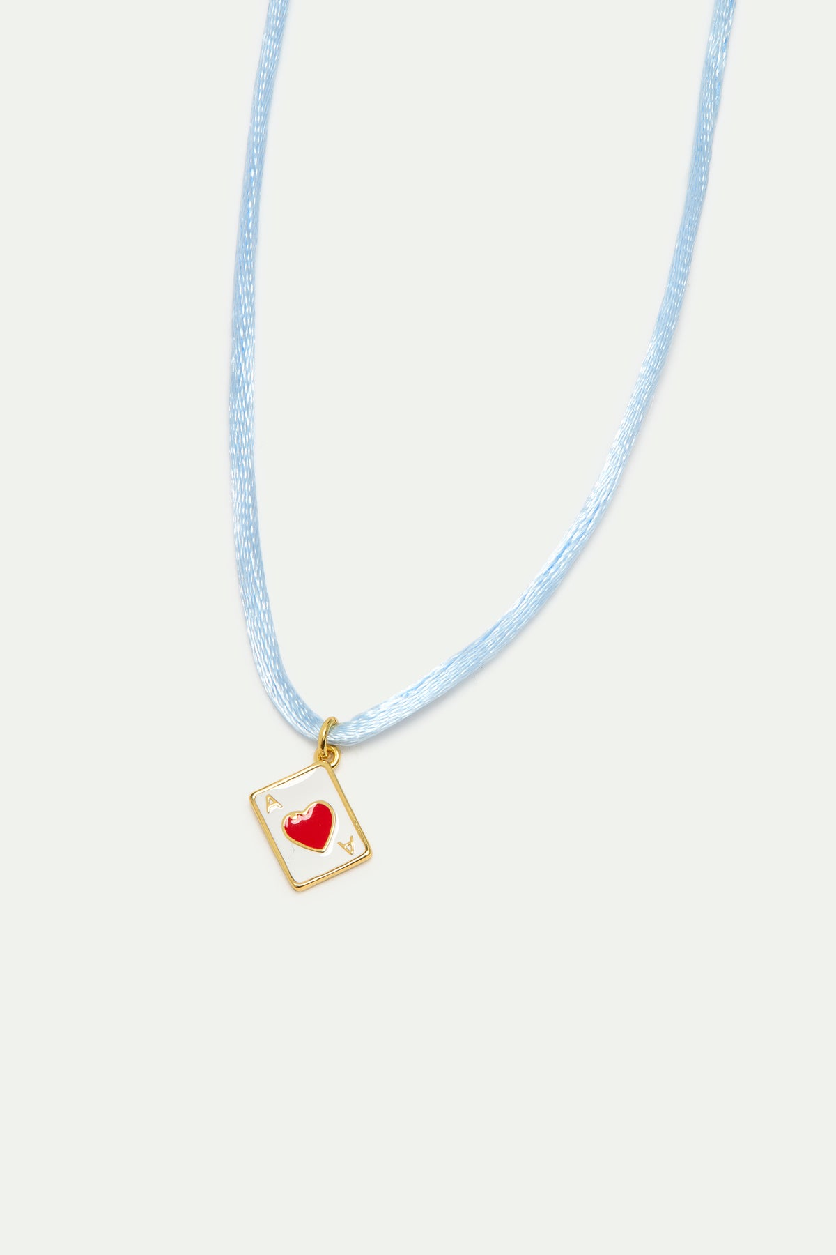 Heart Card Pendant Necklace alternate view
