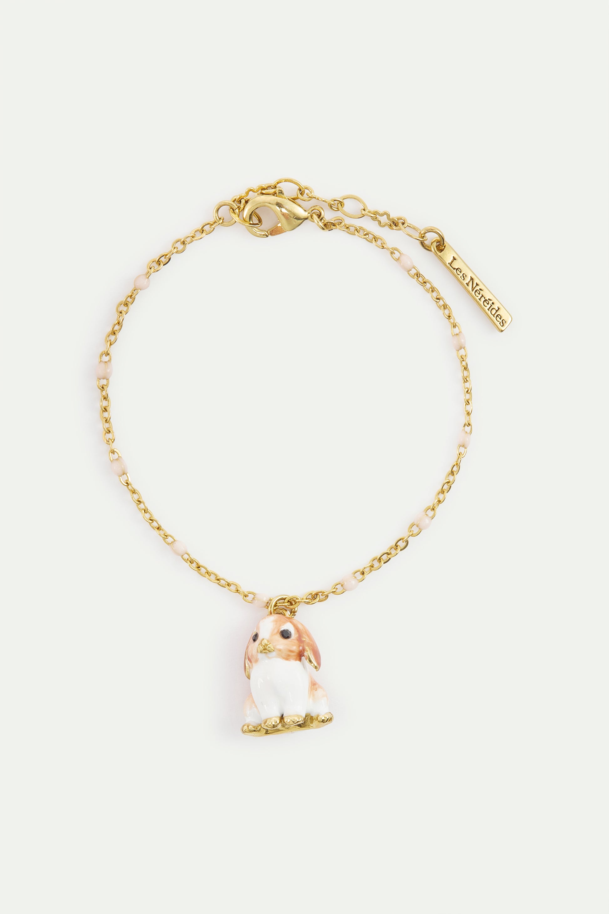 Lop Rabbit Pendant Bracelet front view