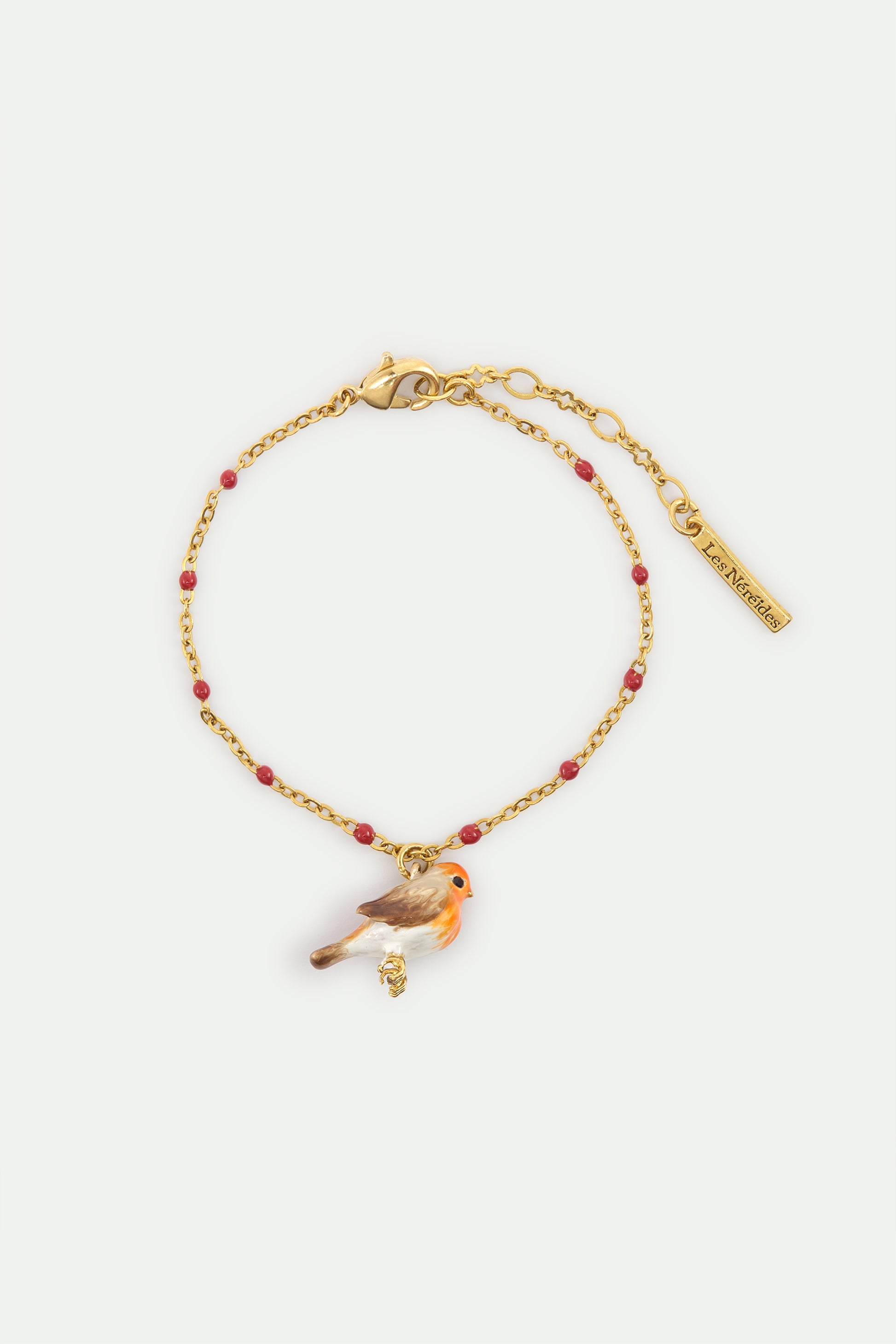 Robin Pendant Bracelet front view