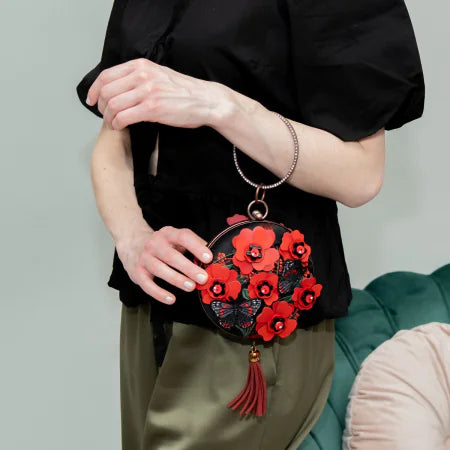 Butterfly Garden Jayla Evening Bag