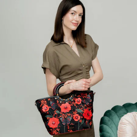 Butterfly Garden Large Ari Bag