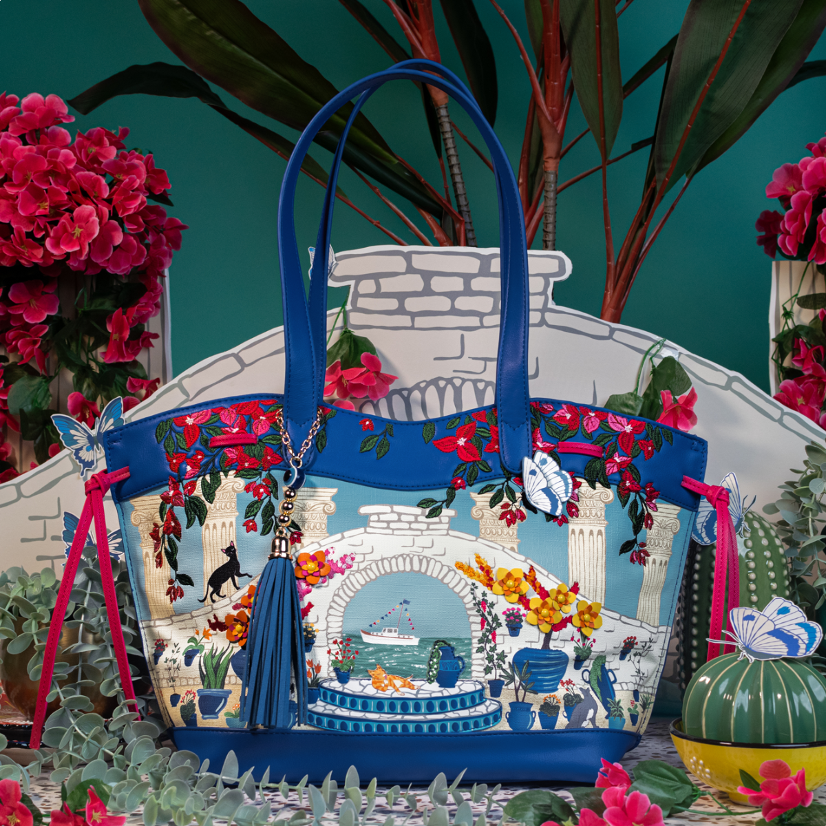 Greek Garden Stella Tote Bag
