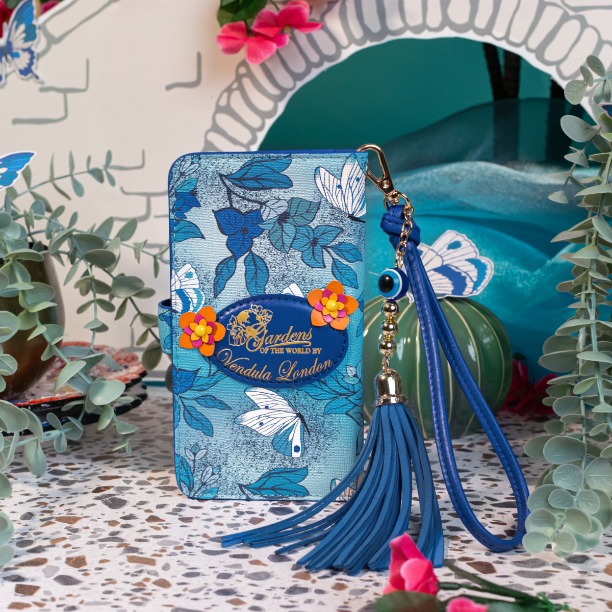 Greek Garden Universal Flip Phone Holder