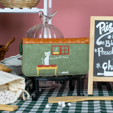 Vendula Pie Shop Large Ziparound Wallet